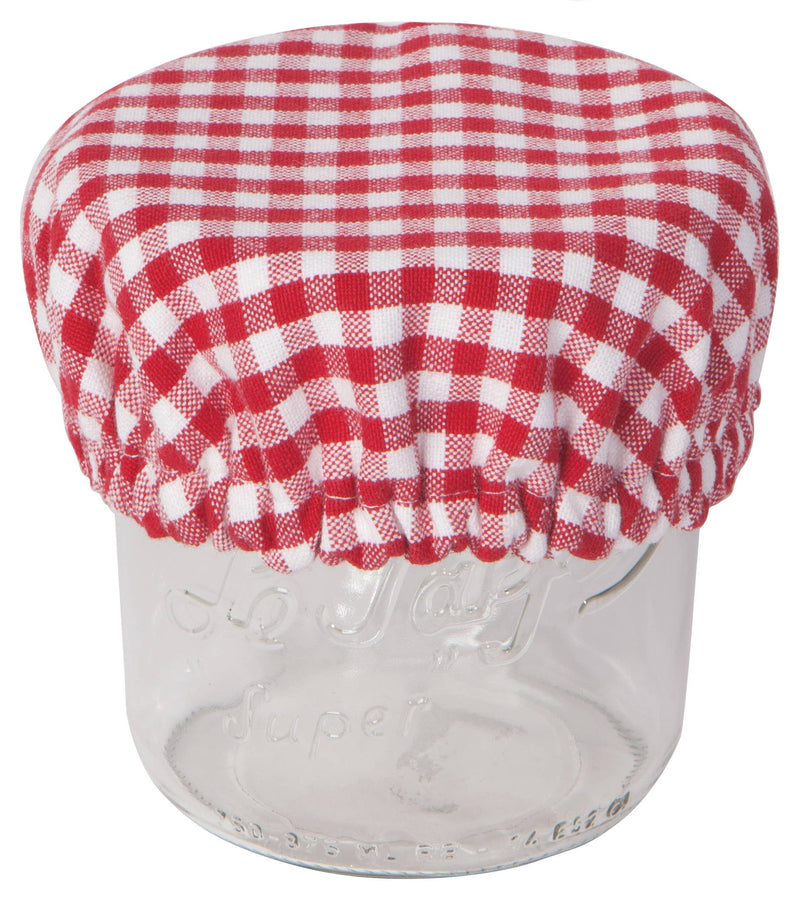 Red Gingham Mini Bowl Covers | Set of 3