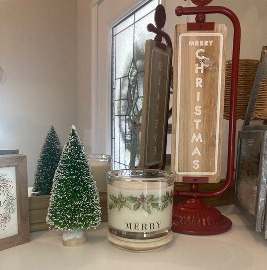 Merry | Lemon + Juniper Coconut Wax Candle