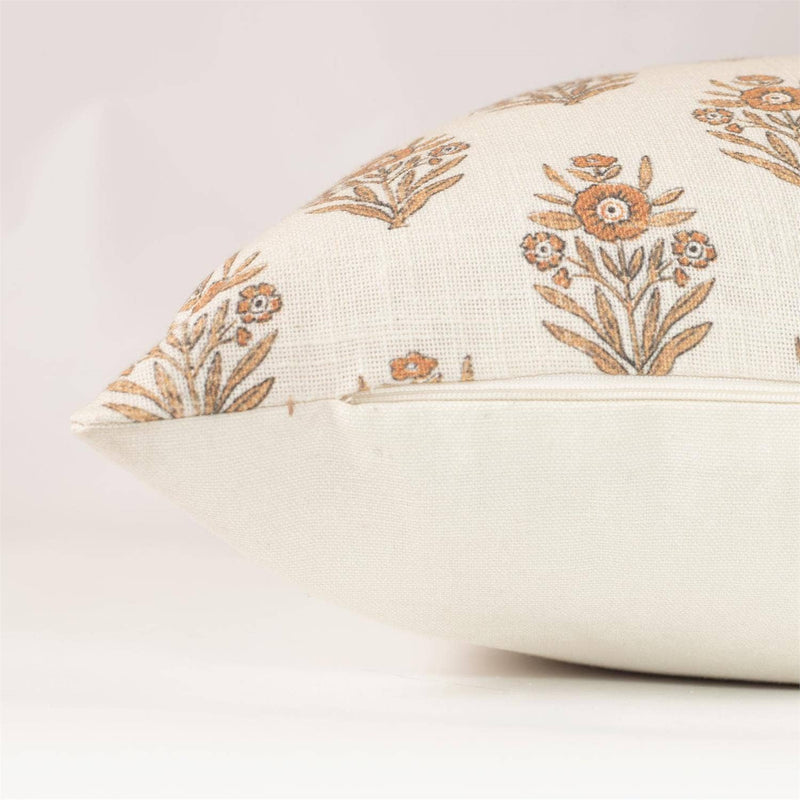 Amber Block Print Pillow