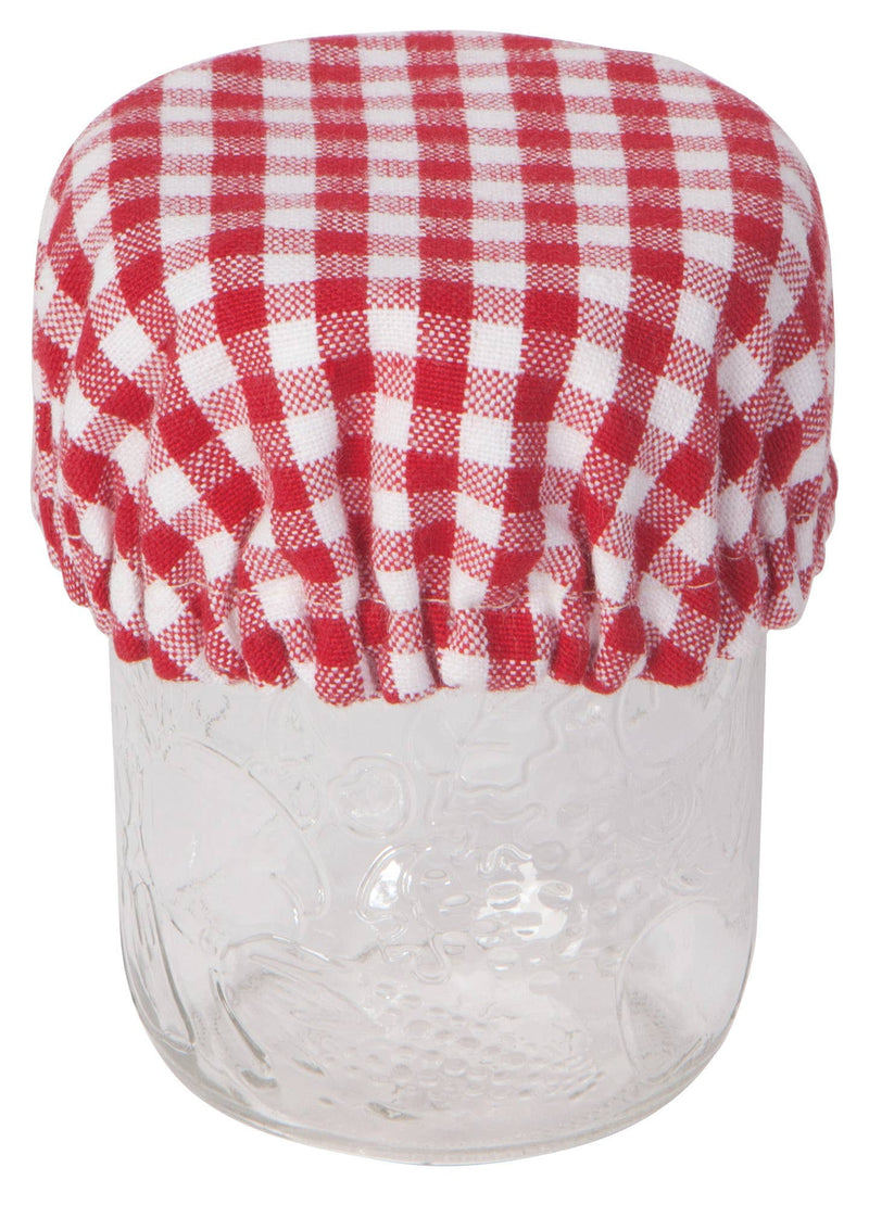 Red Gingham Mini Bowl Covers | Set of 3