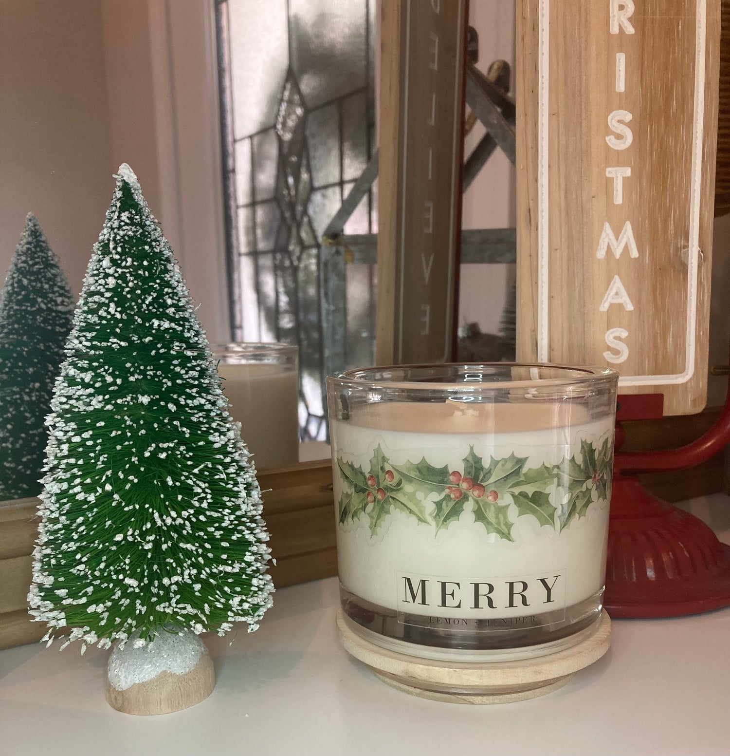 Merry | Lemon + Juniper Coconut Wax Candle