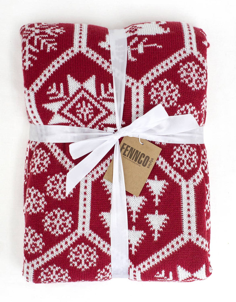 Knit Winter Throw