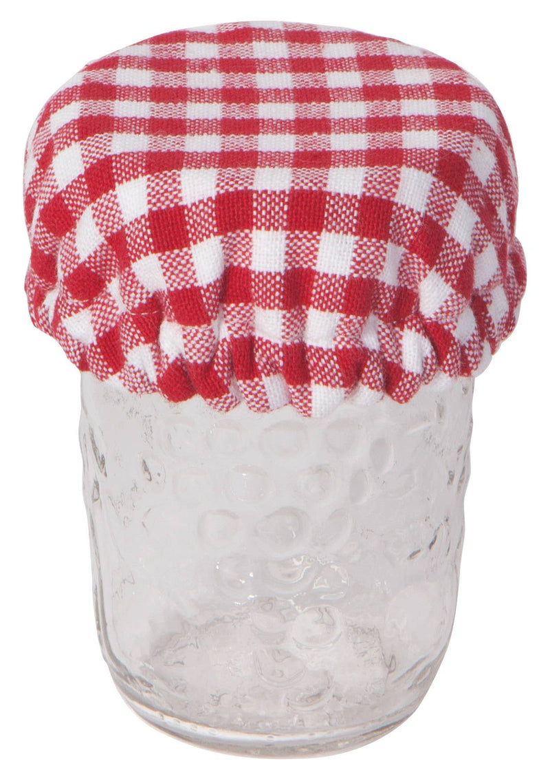 Red Gingham Mini Bowl Covers | Set of 3