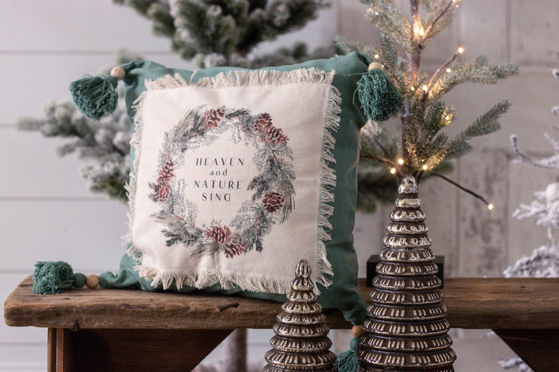 Heaven and Nature Sing Pillow