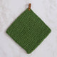 Fern Green Knitted Pot Holder