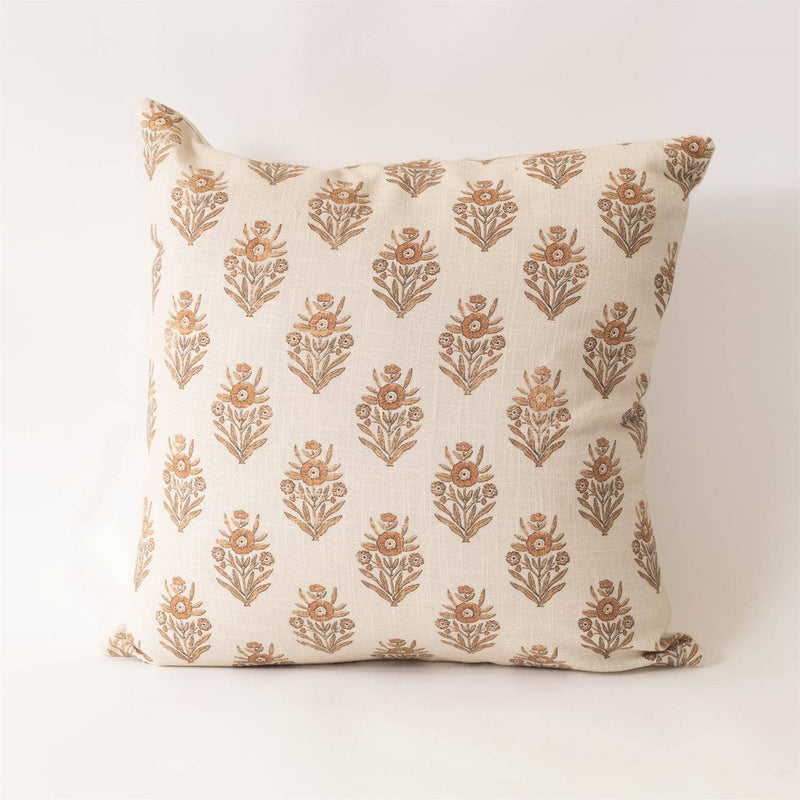 Amber Block Print Pillow