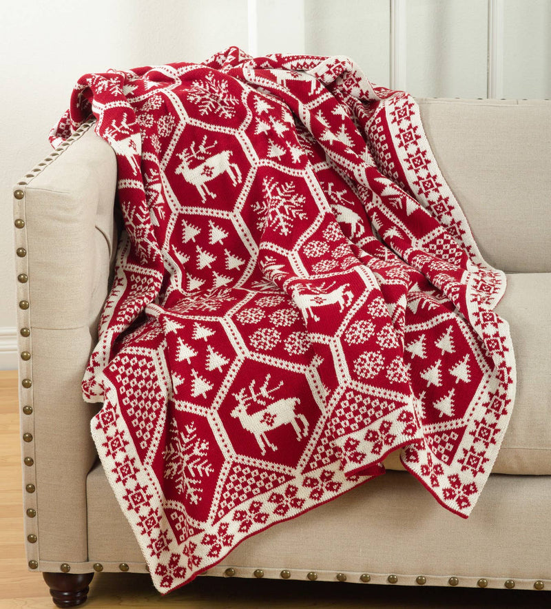Knit Winter Throw