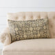 Vintage Gray And Cream Lumbar Pillow