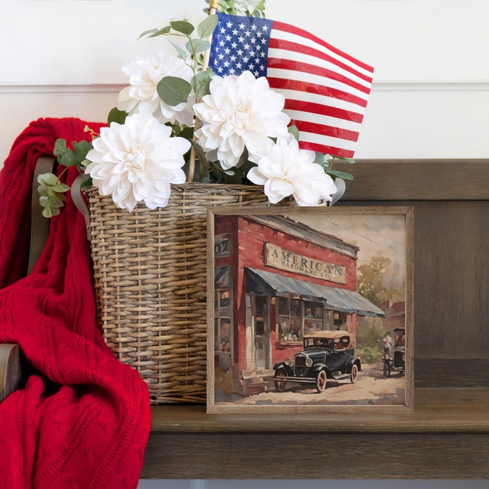 vintage Americana farmhouse wall decor