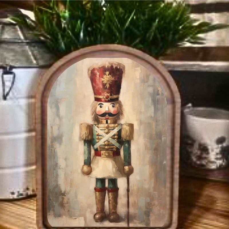 Vintage Nutcracker Framed Art