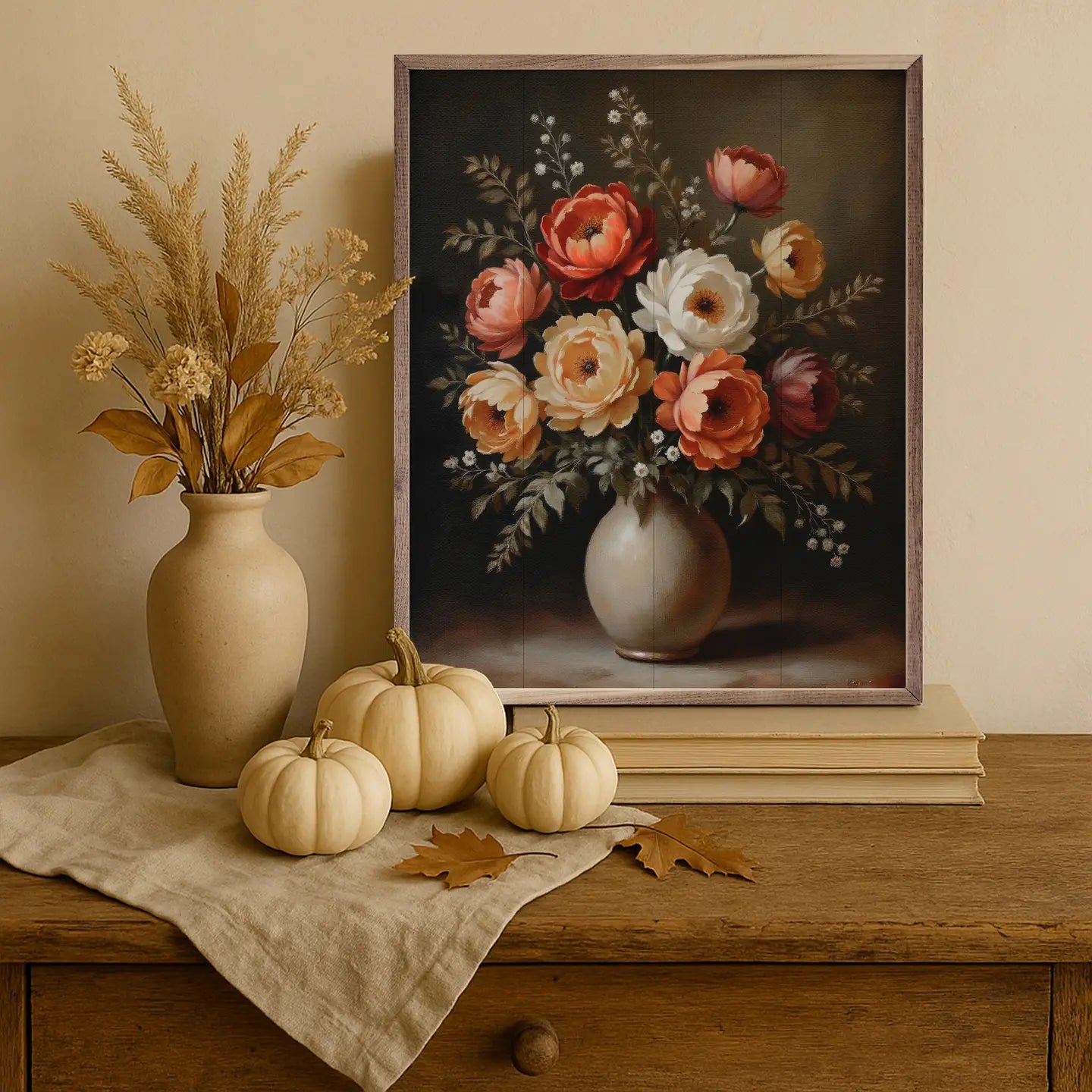 Autumn Bouquet Wood Wall Art