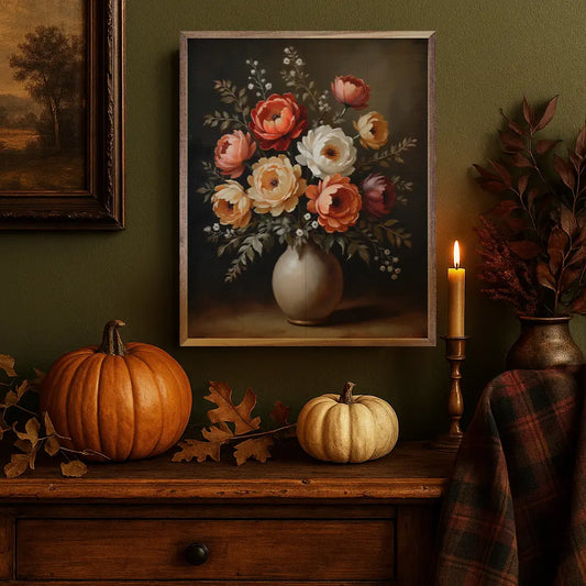 Autumn Bouquet Wood Wall Art