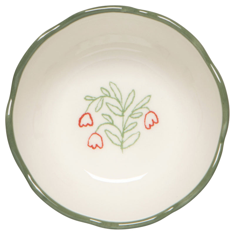 Camellia Stoneware Mini Nesting Bowls | Set of 4