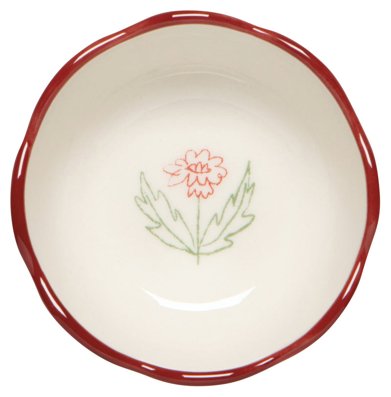Camellia Stoneware Mini Nesting Bowls | Set of 4