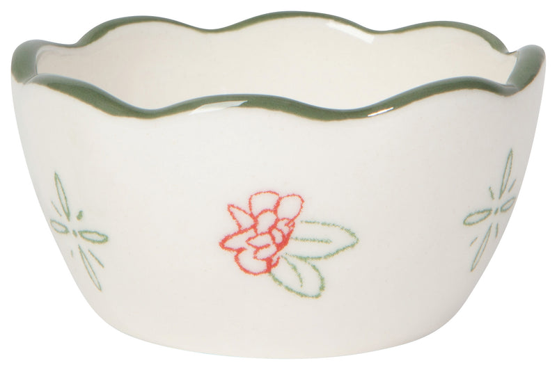 Camellia Stoneware Mini Nesting Bowls | Set of 4