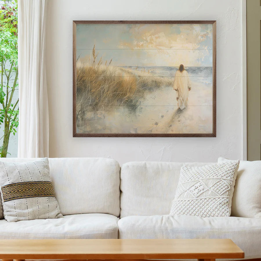 Footprints In The Sand Wall Art