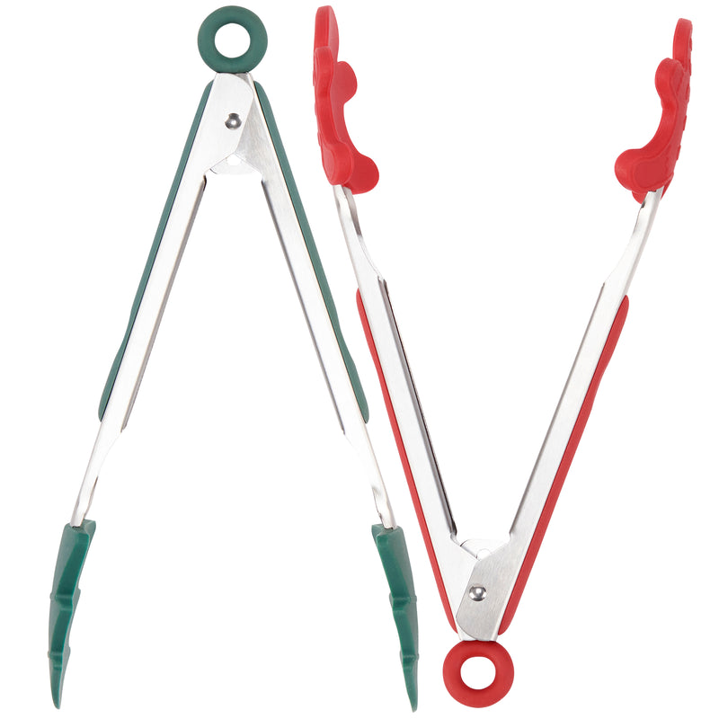 Gingerbread Man & Tree Tongs Set