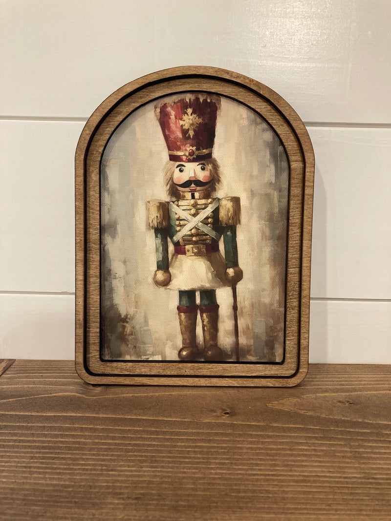 Vintage Nutcracker Framed Art