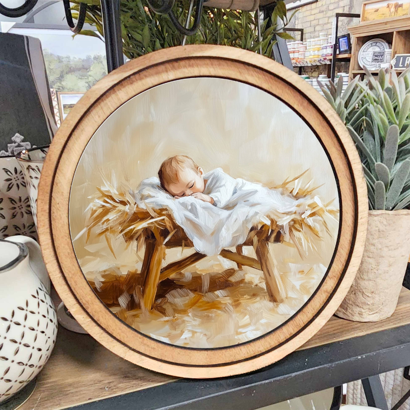 Manger Framed Art