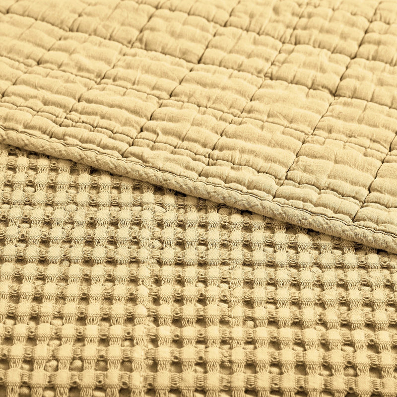 Mills Waffle Quilted Throw