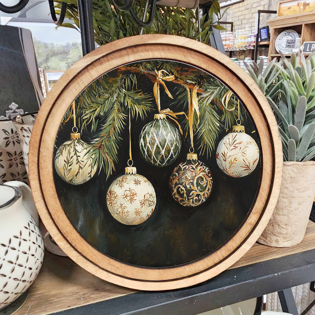 Ornaments Framed Art