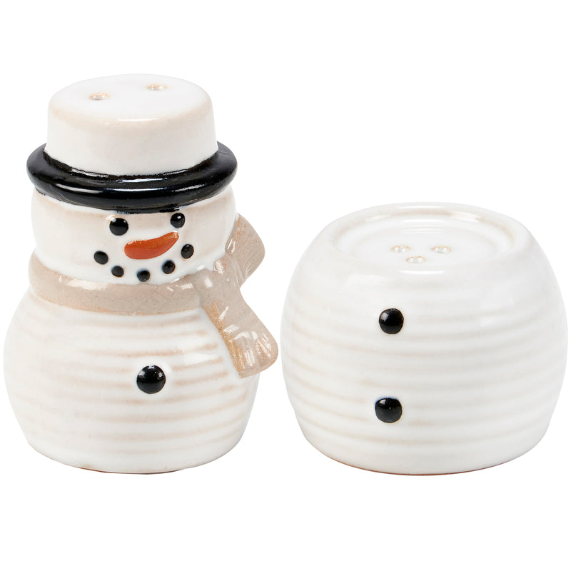 Snowman Salt and Pepper Shaker Set