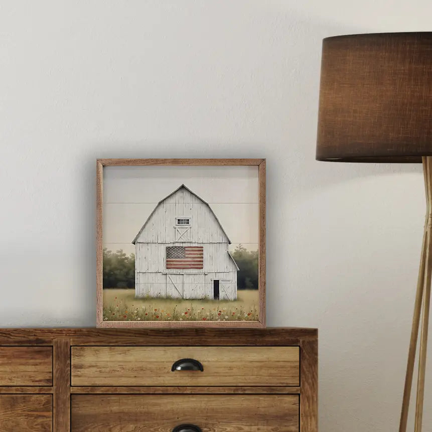White Summer Barn