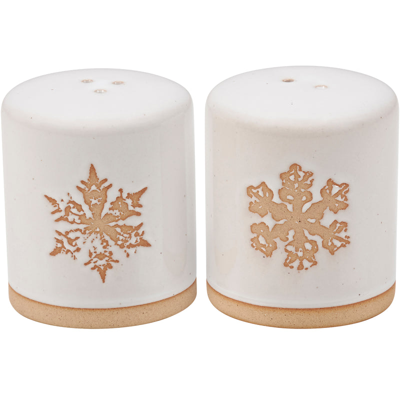 Snowflake Salt and Pepper Shaker Set