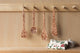 Winterberry Engraved Neem Wood Christmas Utensils Set