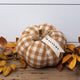 Autumn Plaid Pumpkin