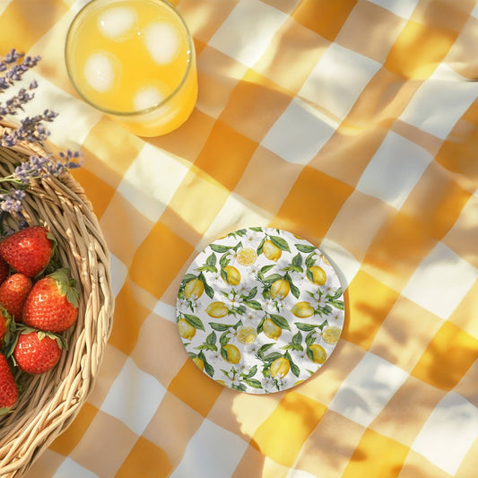 Floral Lemon Coaster