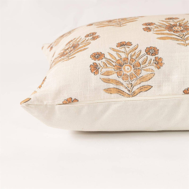 Amber Block Print Lumbar Pillow