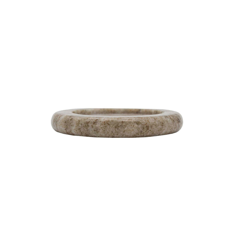 Beige Marble Spoon Rest