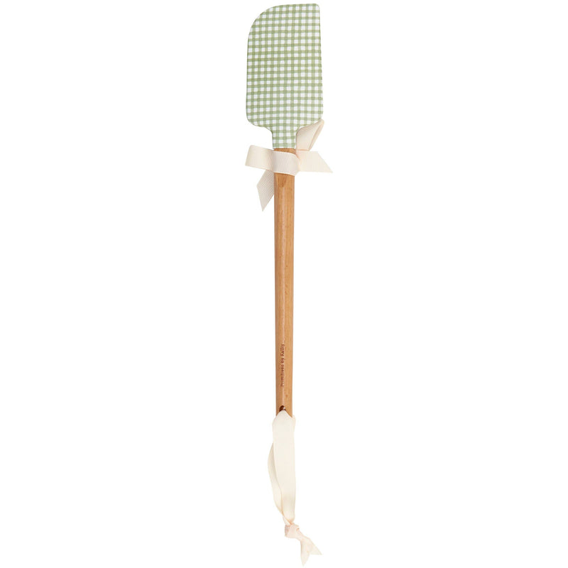 Green Floral Spatula