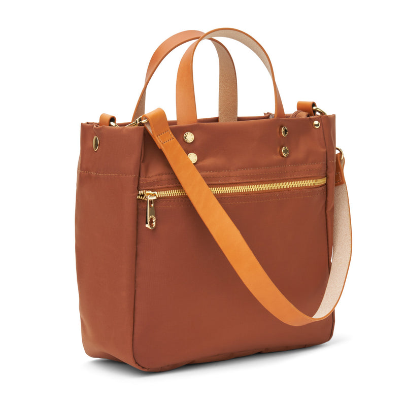 Joey Nylon Tote with Leather Accents