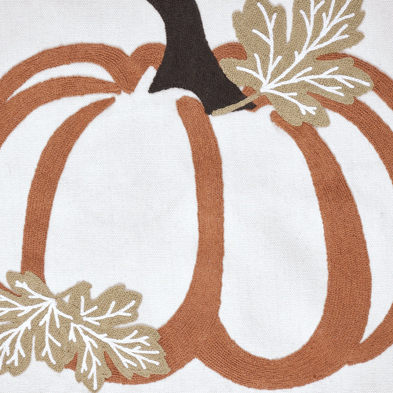 Wheat Plaid Pumpkin Pillow