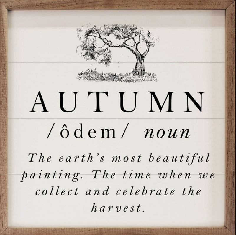 Definition Of Autumn