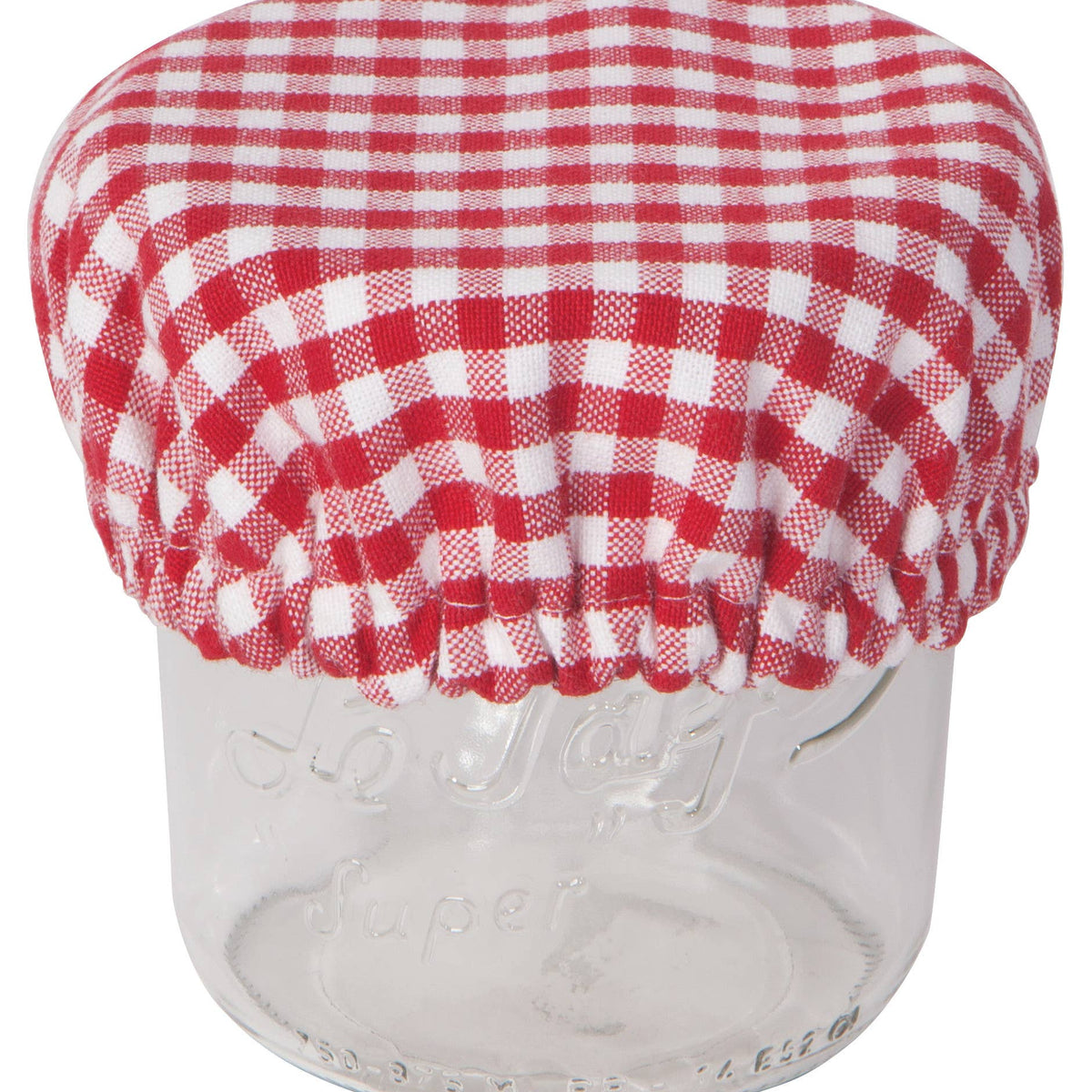 Red Gingham Mini Bowl Covers | Set of 3