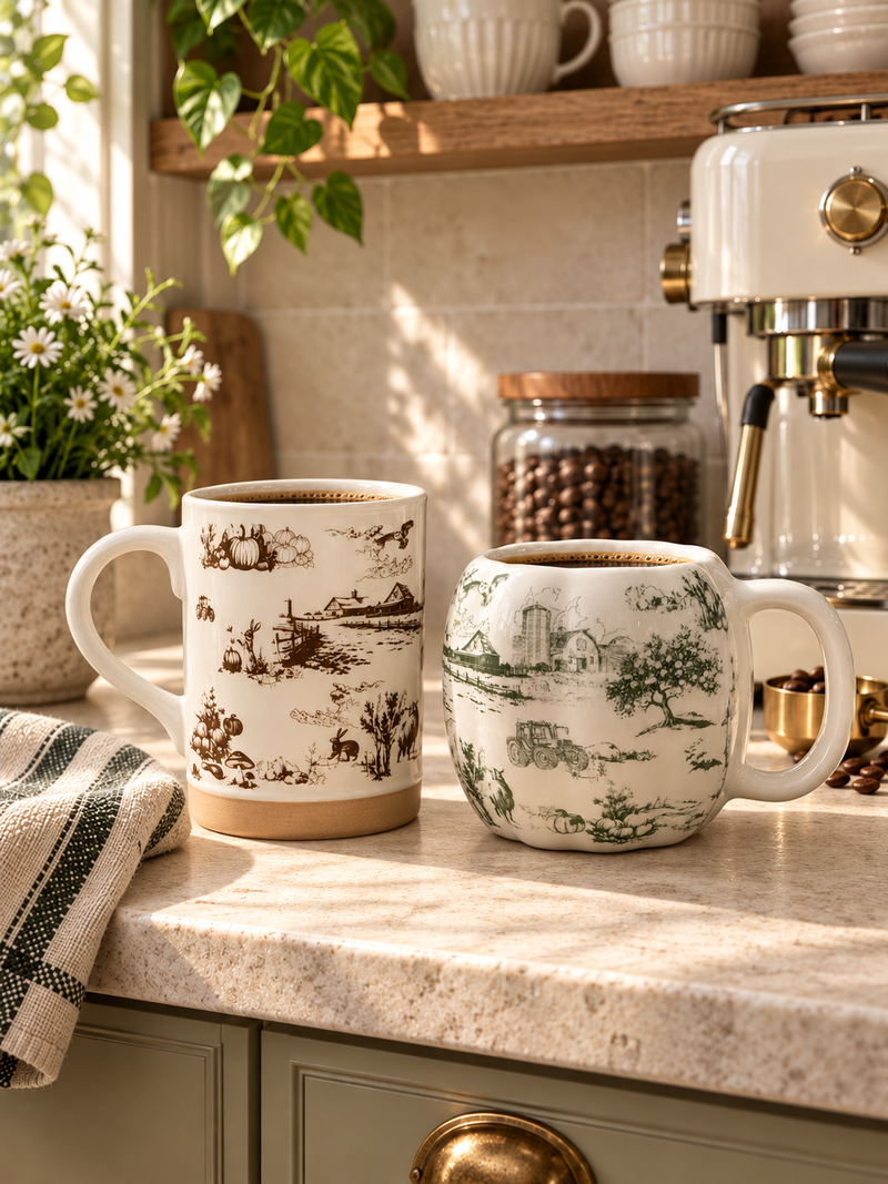 Farmhouse Heritage Pumpkin Mug