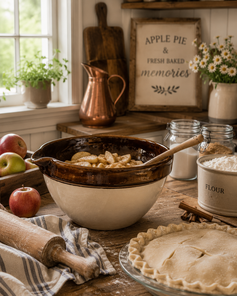 Heritage Stoneware Large Bowl