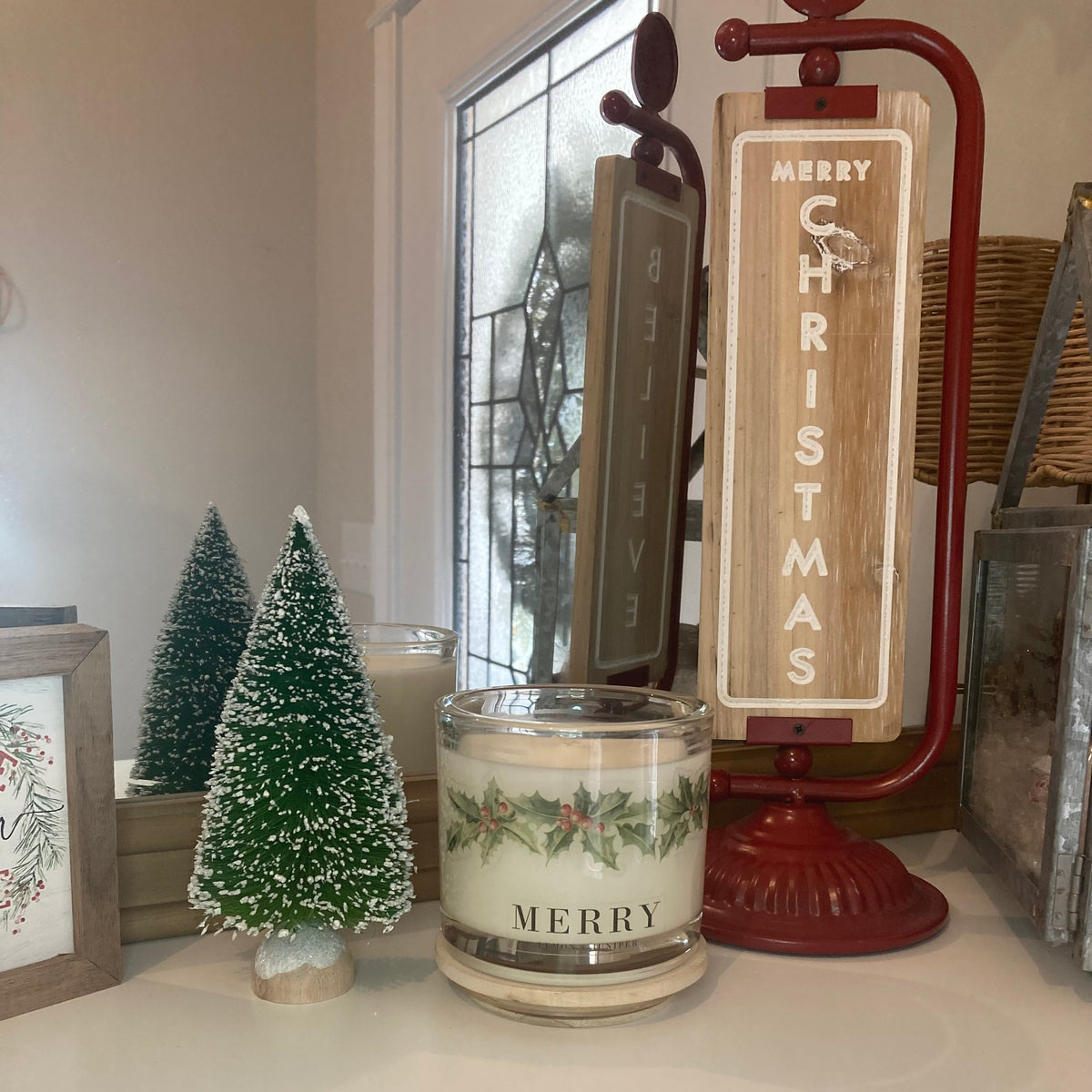 Merry | Lemon + Juniper Coconut Wax Candle