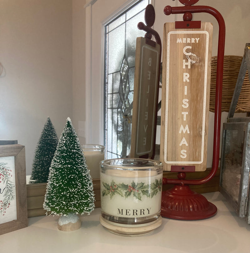 Merry | Lemon + Juniper Coconut Wax Candle