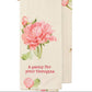 A Peony For Your Thoughts Kitchen Towel