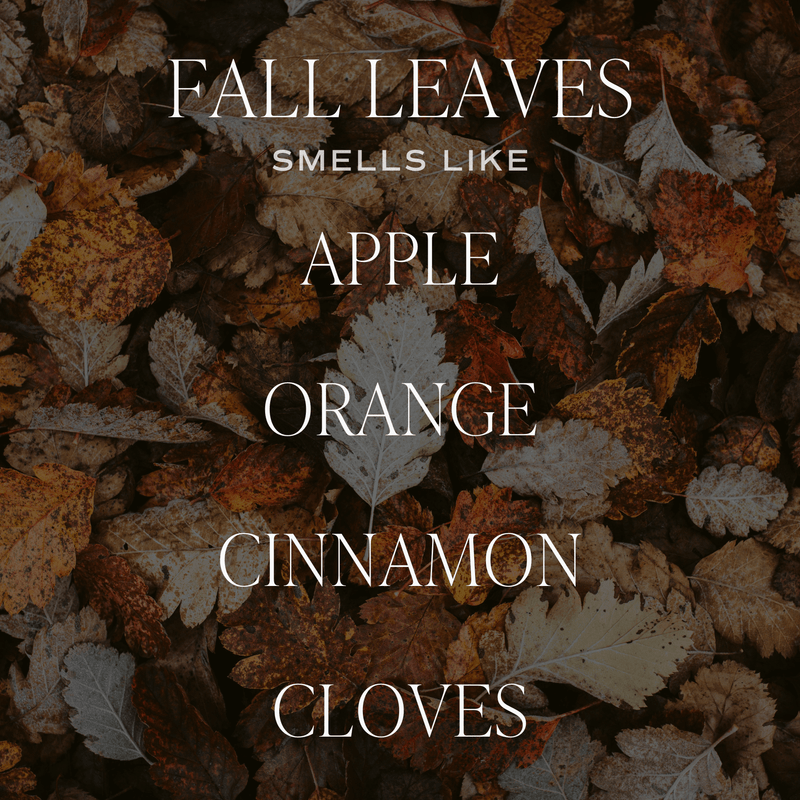 Fall Leaves Candle