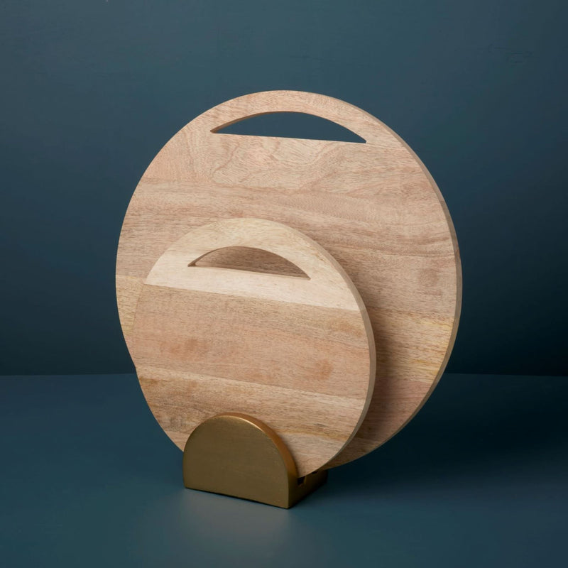 Leo Round Boards & Stand Set
