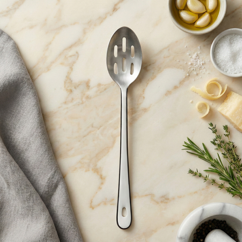 Harlow Slotted Spoon | Stainless Steel Head