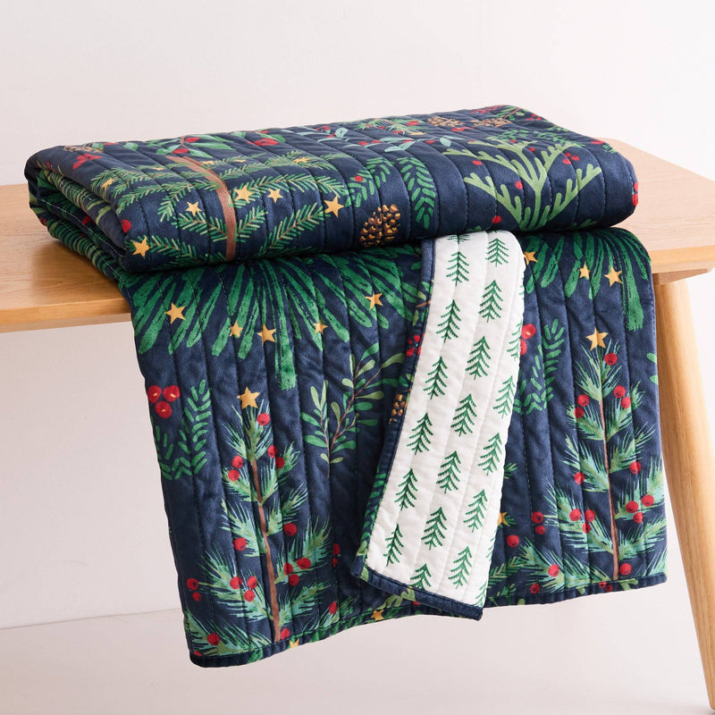 Woodsy Wonder Quilted Throw