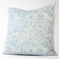 Lillian Garden Floral Pillow Cover in Sky Blue