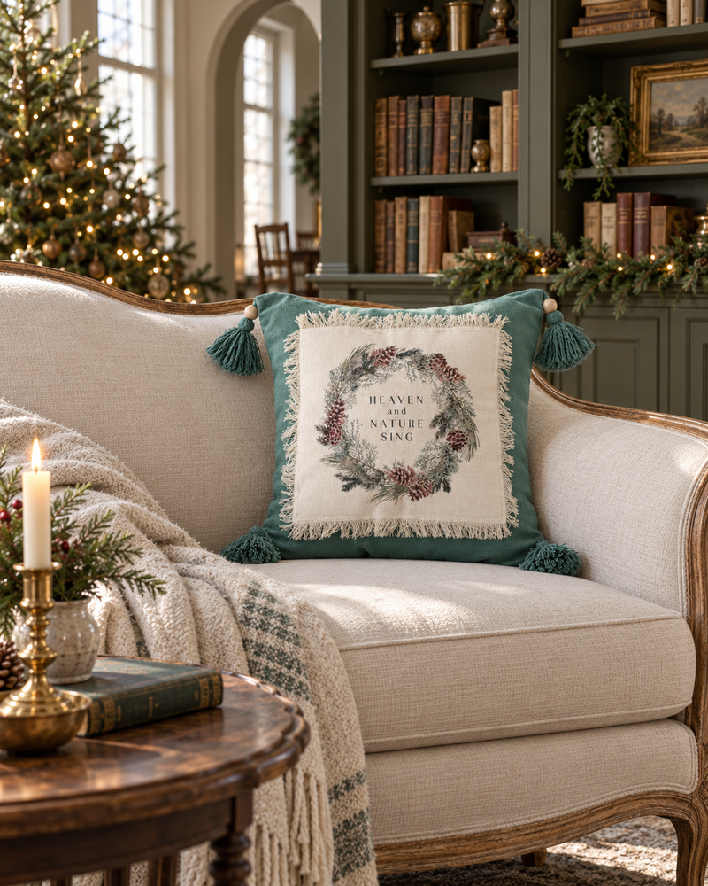 Heaven and Nature Sing Pillow