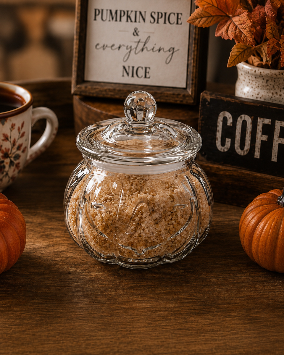 Pumpkin Jar | Glass